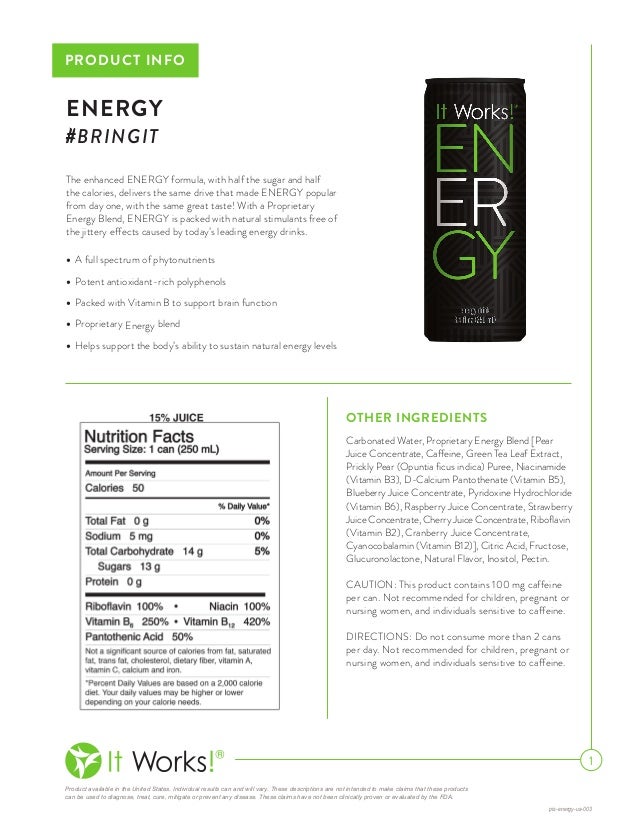 it works energy drink works energy drink