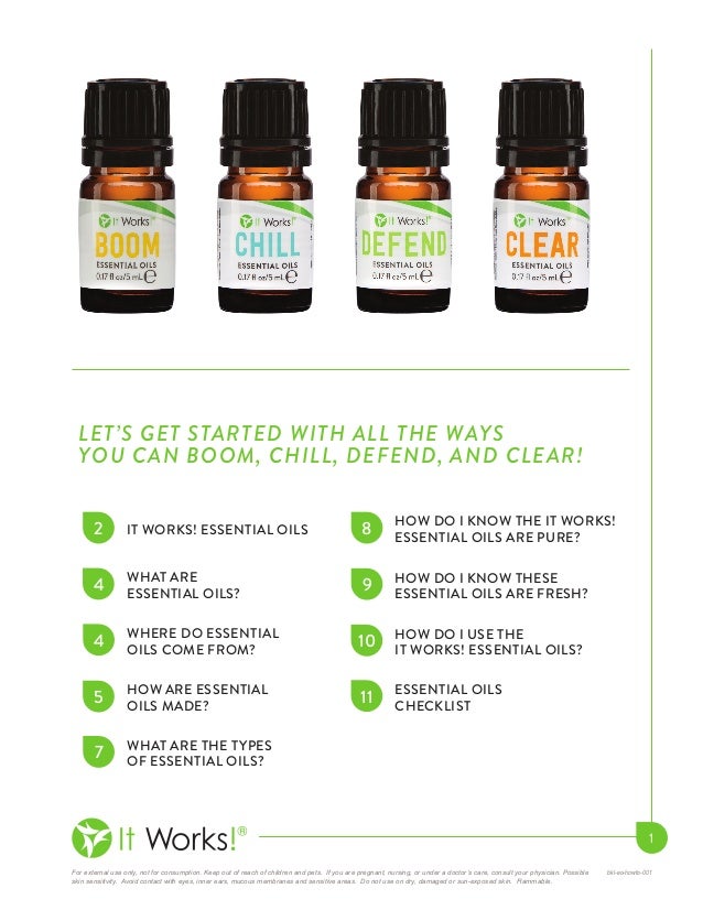 it works essential oils it works lavender oil