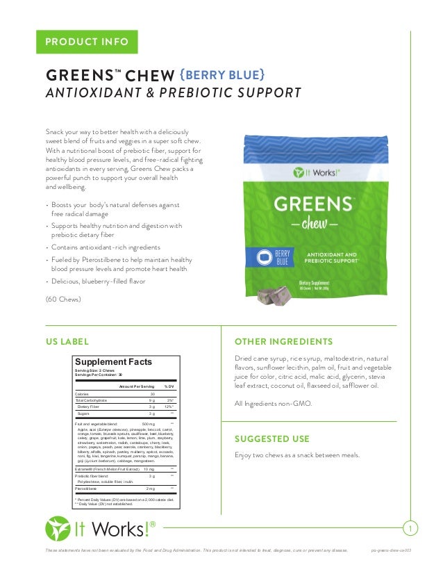 it works greens chews it works greens chews for kids