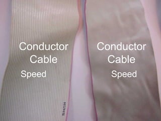 Conductor   Conductor
 Cable        Cable
Speed         Speed
 