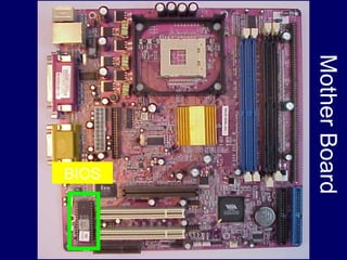 Mother Board
         BIOS
 