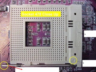Socket 478 Close Up



                        Socket
                        Name




                        Pin 1
                      Indication

 Locking Lever
 