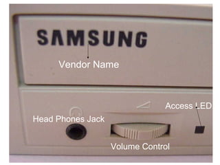 Vendor Name



                               Access LED
Head Phones Jack


                   Volume Control
 