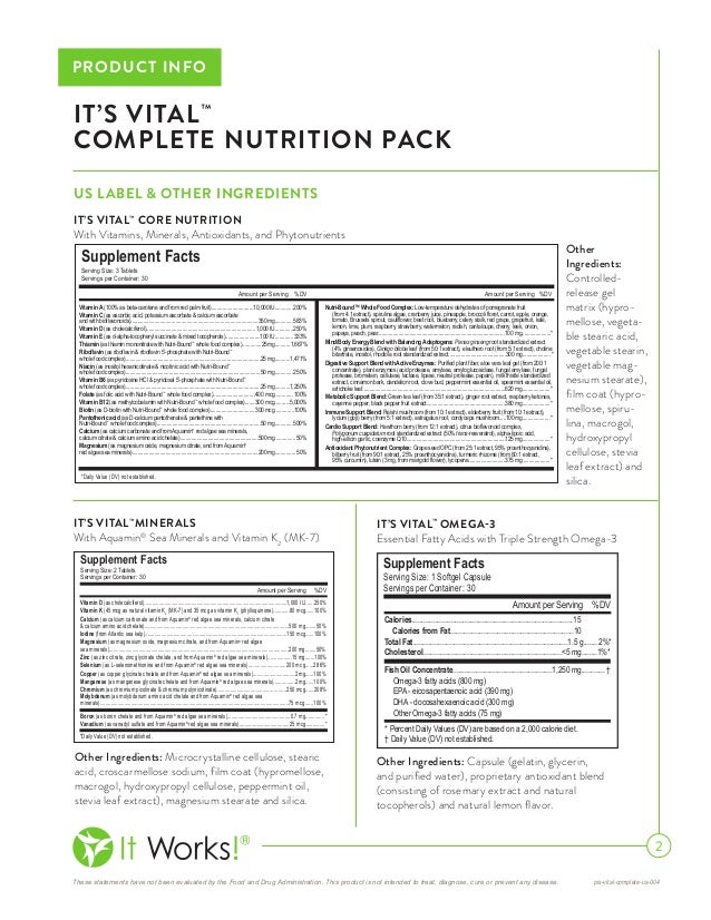 it works its vital complete nutrition pack core nutrition it works