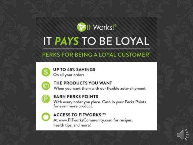 it works loyal customer enrollment it works loyal