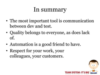 PHX Session #3 - "It Works on My Machine!" Closing the Loop Between Development & Testing
