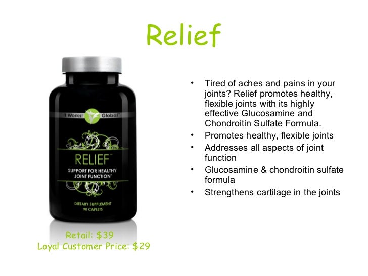 It Works Joint Relief It Works Joint Relief