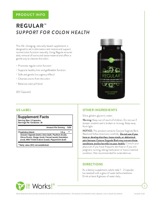 it works regular colon health it works directions