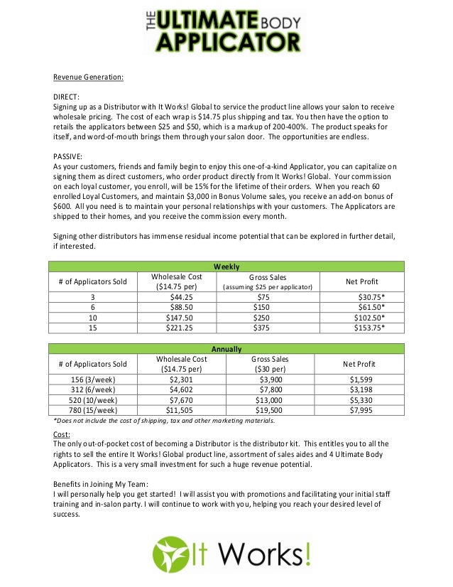 it works salon hairstylist nail tech proposal it works cost to be a distributor