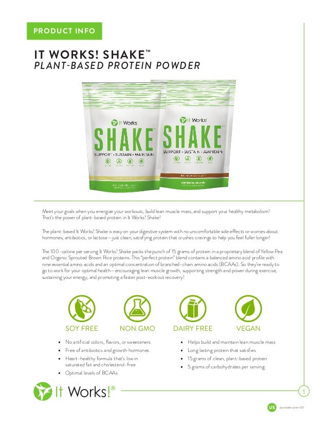 it works shake info shake it works
