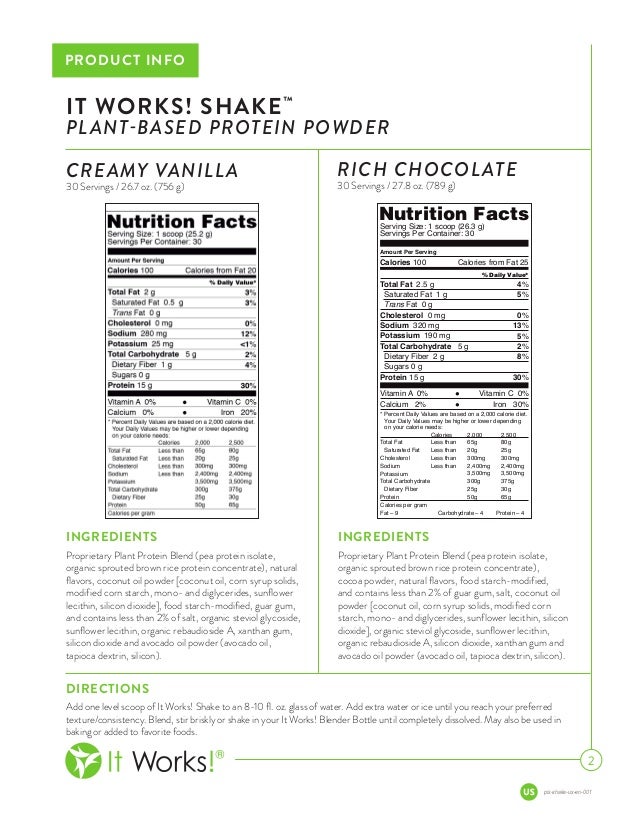 it works shake info it works directions