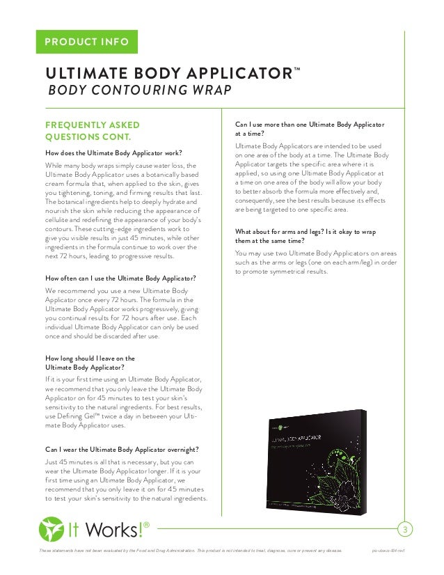 everything you want to know about body wraps what are the ingredients in it works body wraps