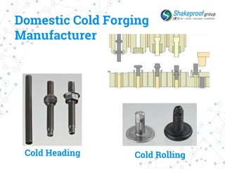 Domestic Cold Forging
Manufacturer
Cold Heading Cold Rolling
 