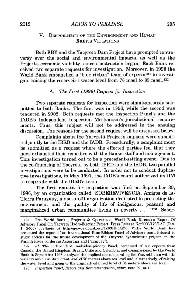 Essays On High School Itzchak E Kornfeld Adios To Paradise The Yacyreta Dam And The Destr Tips For Crafting Your Best The Unknown Citizen Essay Sense Of Place Essay also Good Persuasive Essay Topics The Unknown Citizen Essay Chandan Gomes The Unknown Citizen Expository Writing Essay