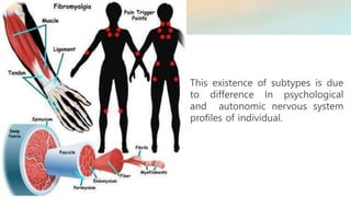 This existence of subtypes is due
to difference In psychological
and autonomic nervous system
profiles of individual.
 