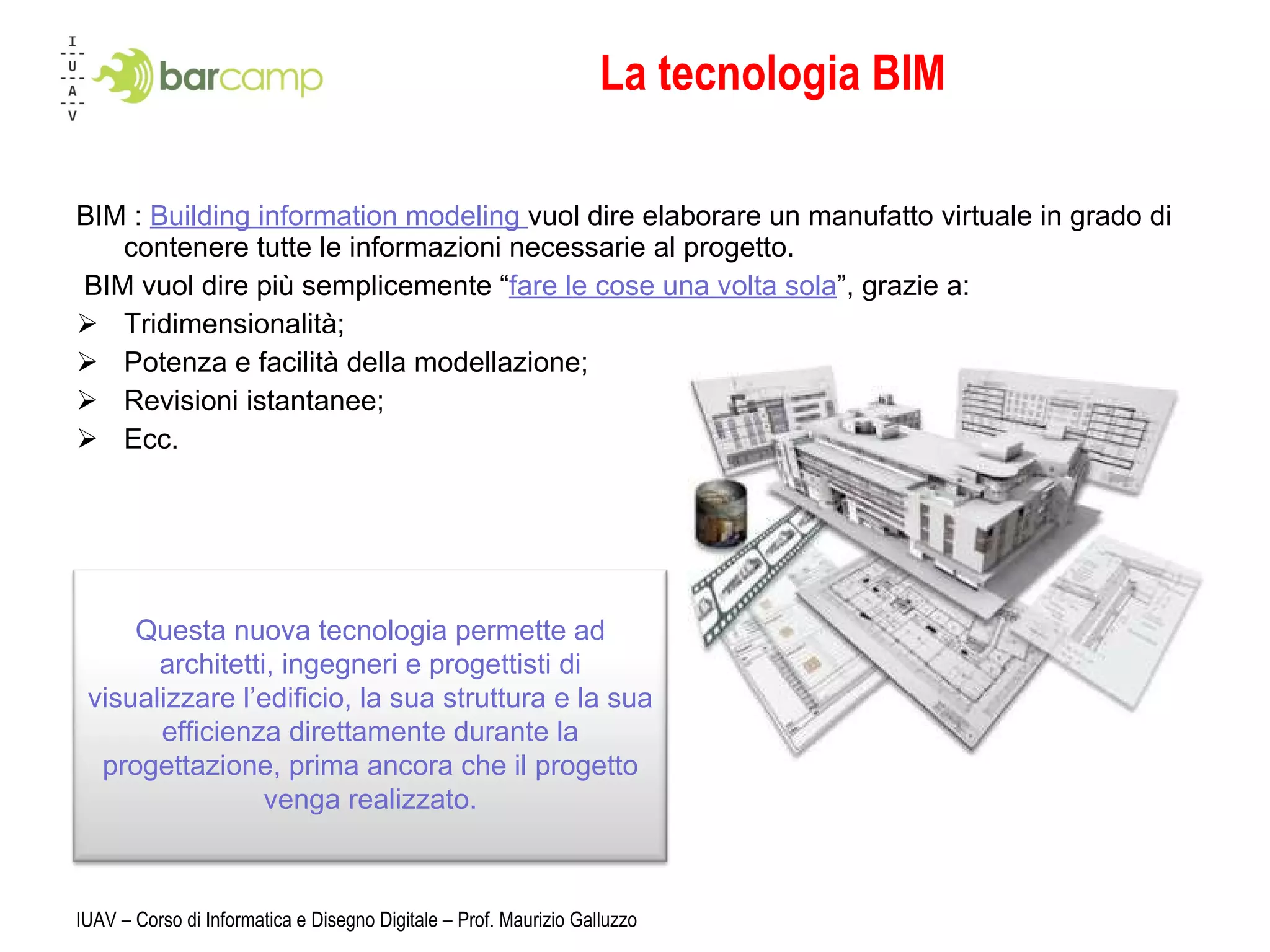 la tecnologia BIM | PPT
