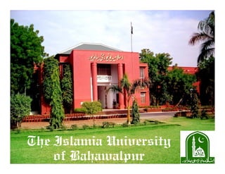 The Islamia University of Bahawalpur, IUB 2014 | PDF