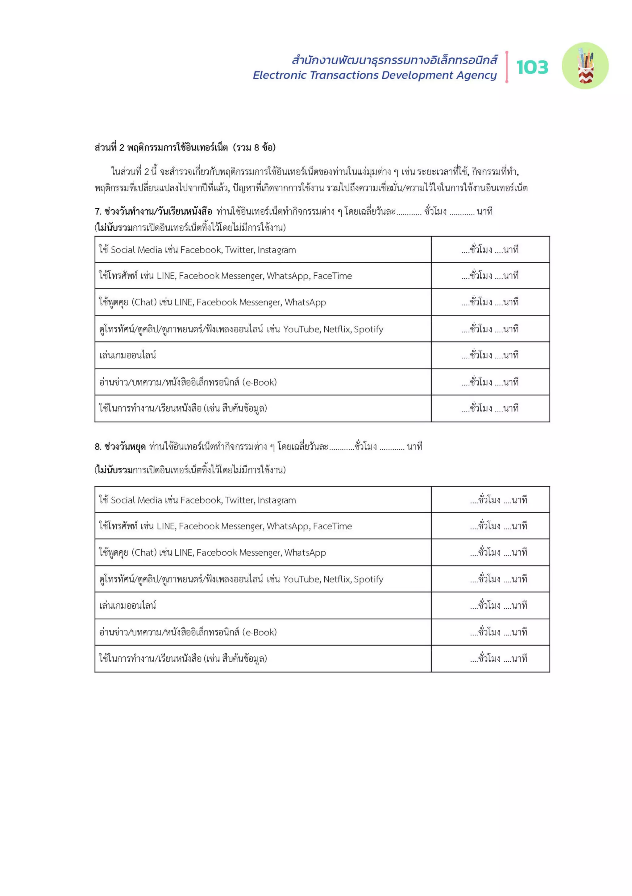 Thailand Internet User Behavior 2020