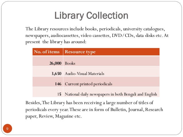 Library resource research paper