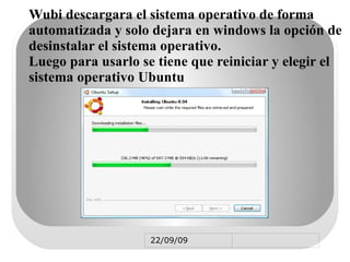 Revisar las características de Ubuntu 