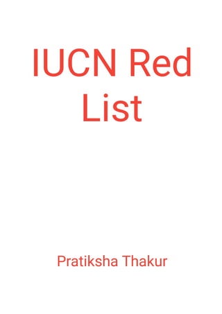 IUCN Red List 
