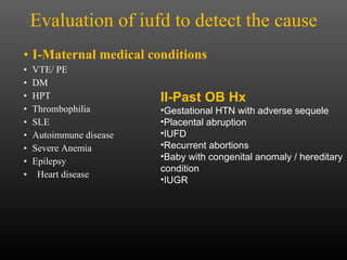 Iufd by dr shabnam | PPT