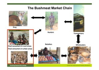 Consumption
Bushmeat consumption patterns by gender

    Vietnam: Drury, 2011

    ”Men were significantly more likely to ...