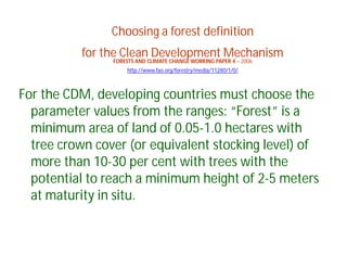 Landscape Approaches to Future Forest and Tree Resources Management