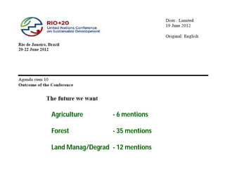 Landscape Approaches to Future Forest and Tree Resources Management