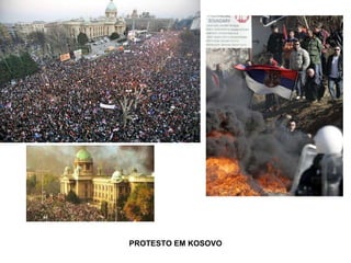 PROTESTO EM KOSOVO 