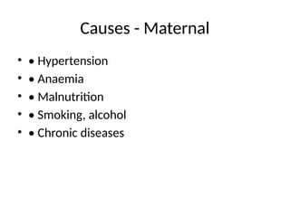 Comprehensive Overview of Intrauterine Growth Restriction (IUGR): Types ...