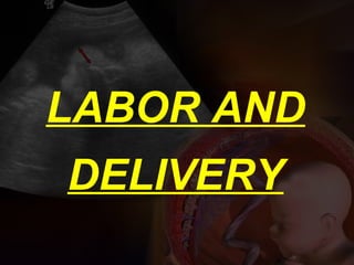 LABOR AND
DELIVERY
 