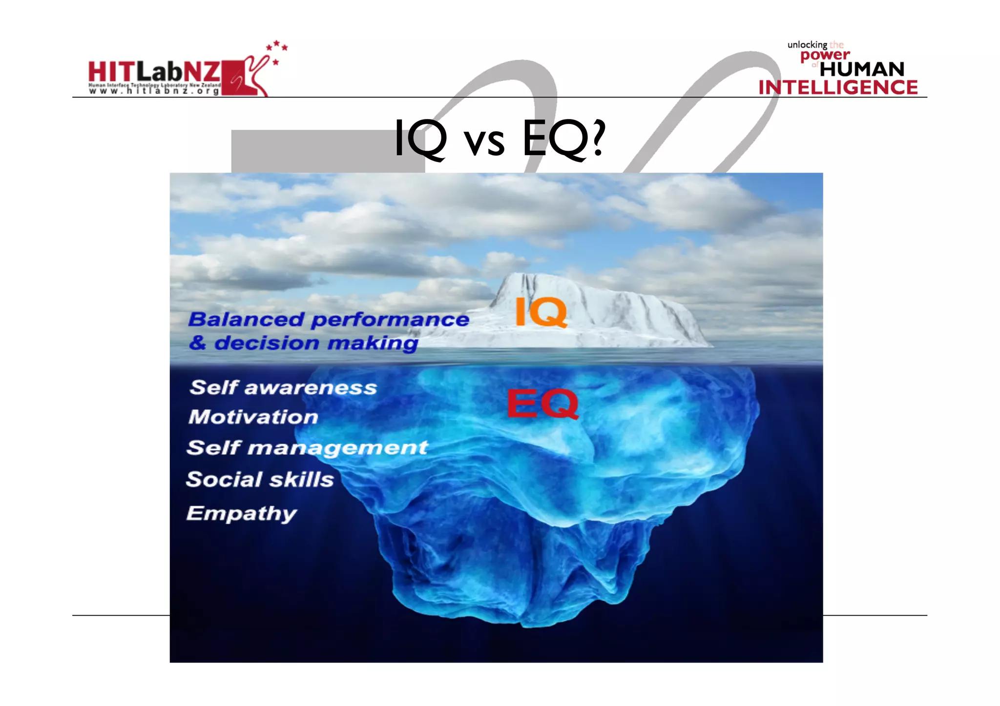 IQ vs EQ?

 