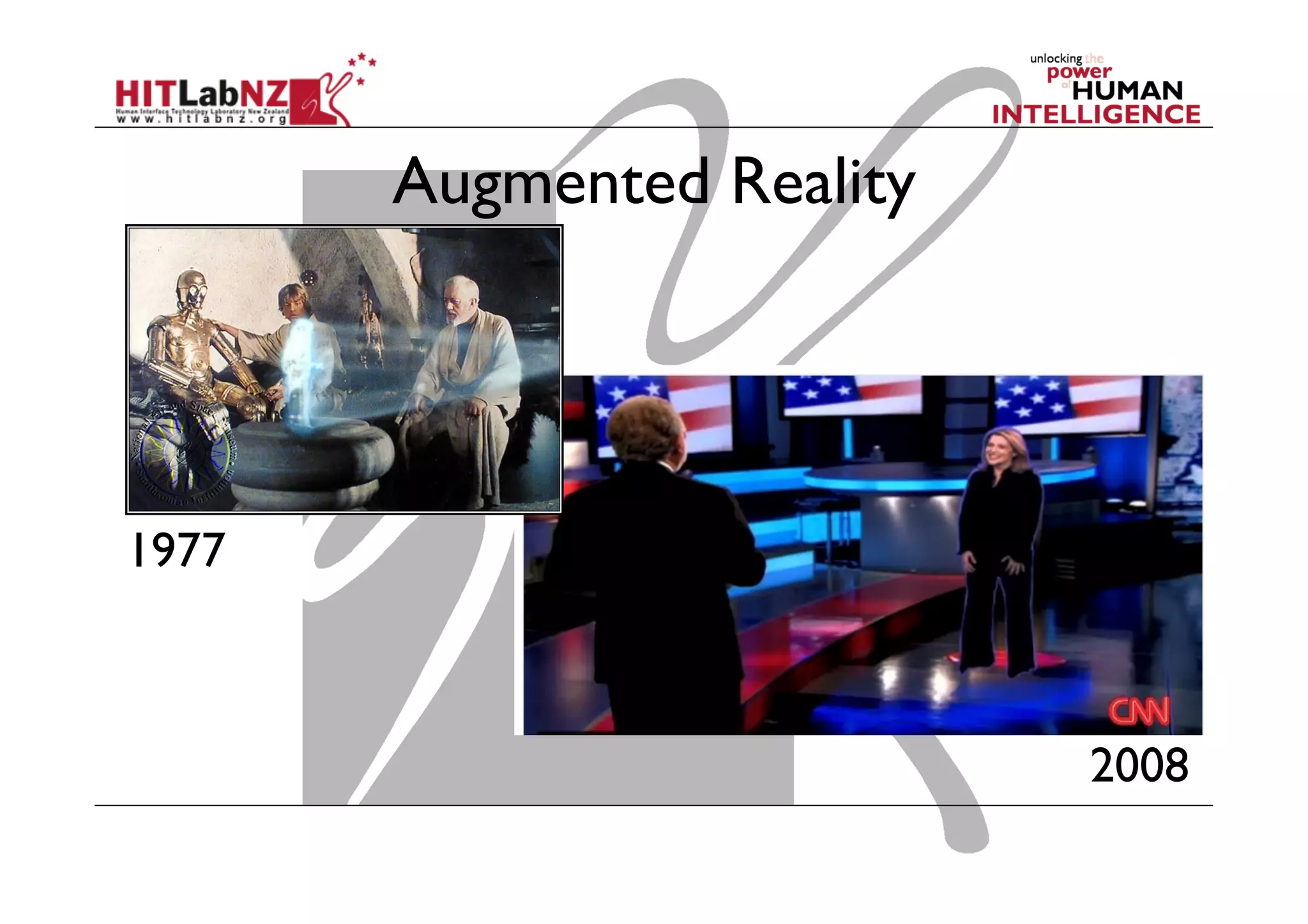 Augmented Reality

1977

2008

 