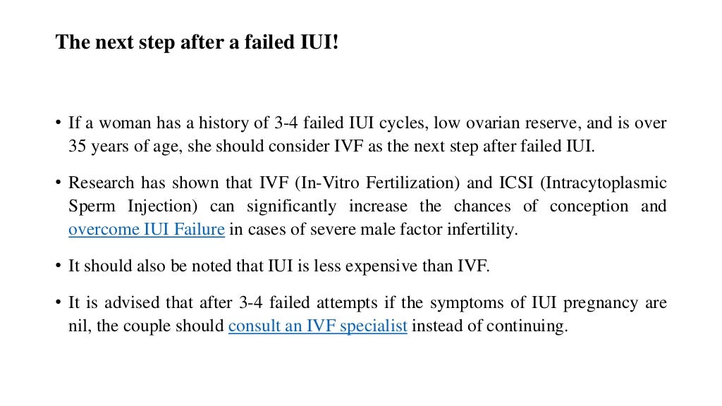 IUI Failure: Causes, Symptoms, and Treatments | PPTX