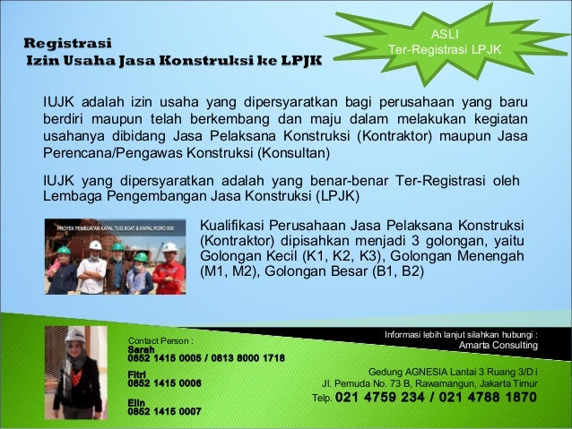 Proses Ijin Usaha Jasa Konstruksi Iujk