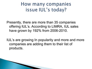 Indexed Universal Life - A Crash Course | PPT