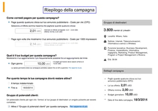 Riepilogo della campagna
 