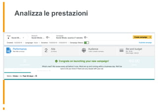 Analizza le prestazioni
 