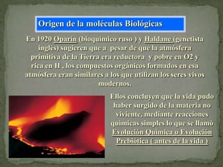 Teoría de la Panspermia  u origen extraterrestre .La vida surge en la Tierra por la acción de otro planeta y desde allí llegaron bacterias o esporas resistentes, capaces de viajar por el espacio o por otros medios .Arrhenius (1859-1927)
