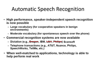 speech processing basics | PPTX