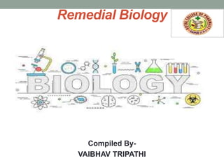 Remedial Biology
Compiled By-
VAIBHAV TRIPATHI
 