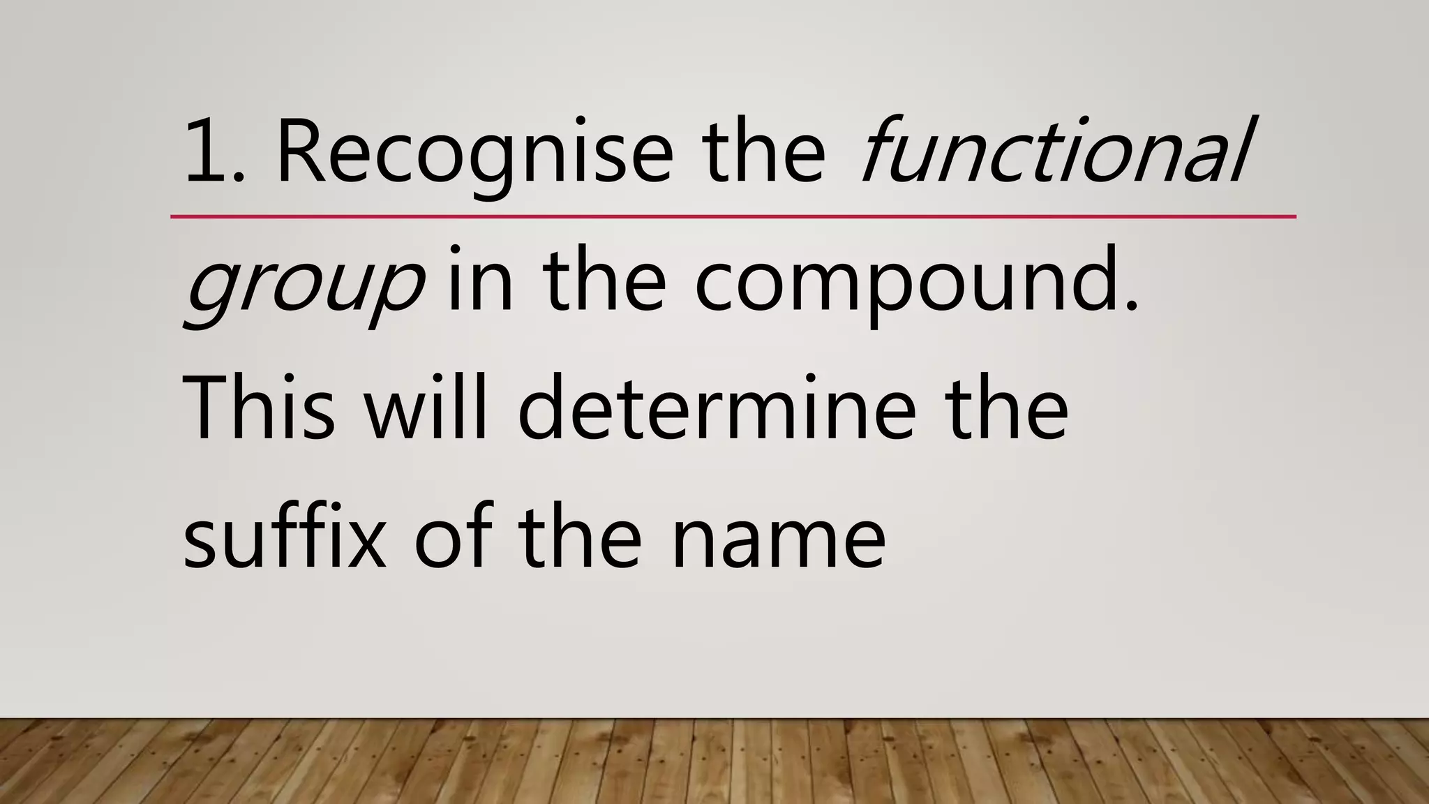 Iupac Naming Rules