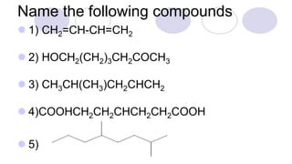 Ch2chch2 Iupac nomenclature class 11 CBSE-organic chemistry some basic ...