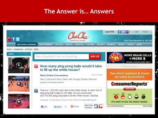 The Answer is… Answers




25
 