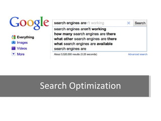 Search Optimization 
