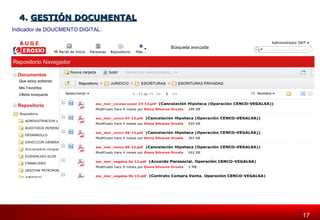 117717 
44.. GGEESSTTIIÓÓNN DDOOCCUUMMEENNTTAALL 
Indicador de DOUCMENTO DIGITAL: 
 