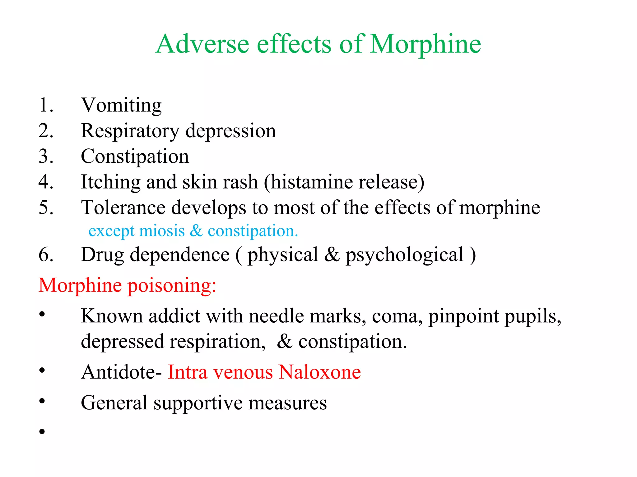 5. opioid analgesics | PPT