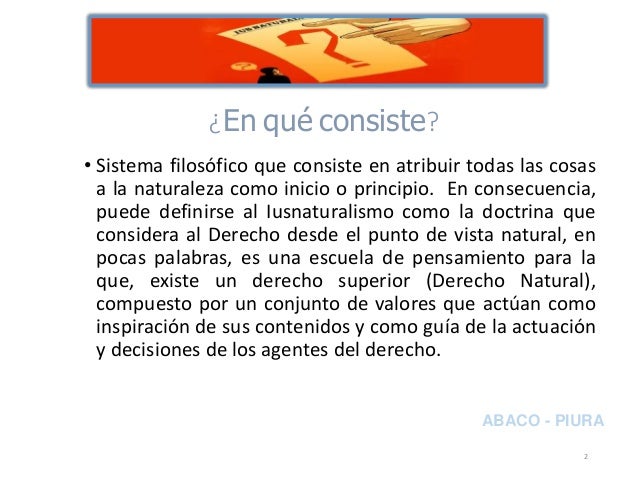 Iusnaturalismo