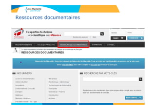 22
Ressources documentaires
 